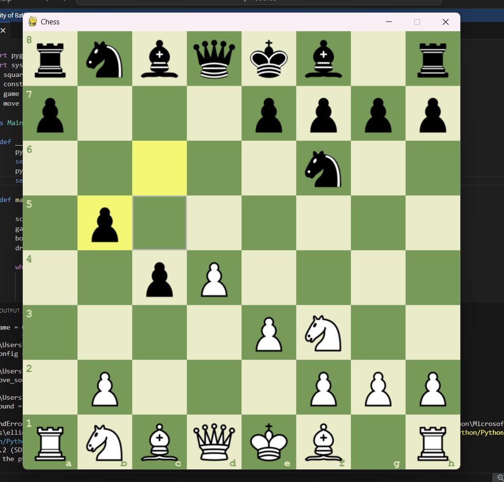 Python Chess Game – Object-Oriented Programming image